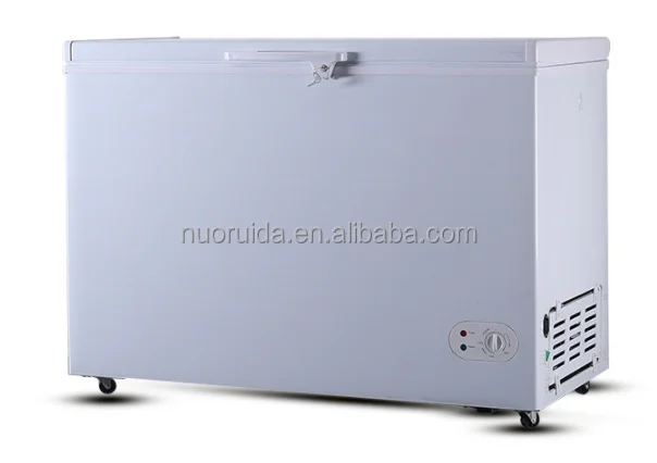 12V DC solar deep chest freezer with battery powered freezer solar refrigerator with solar panel