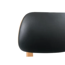 High Quality Luxury Modern Design Strong Solid Wood Frame pu Leather Dining Chair