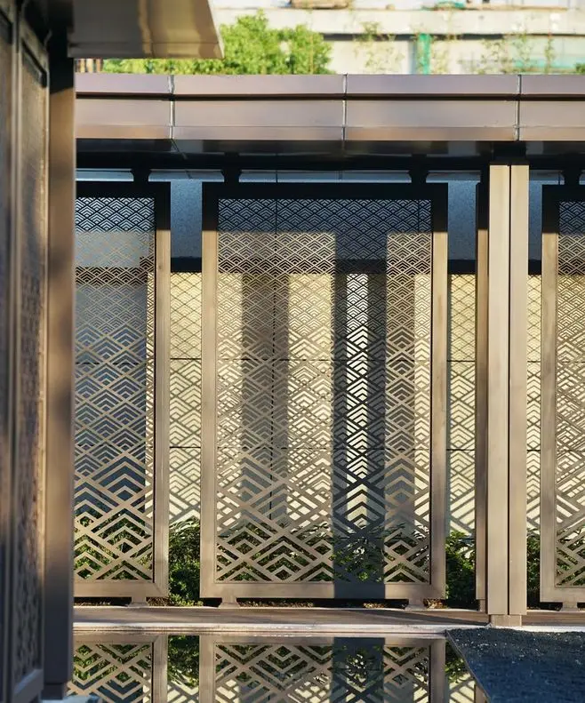 Decorative Room Partition  Panel  Modern  Metal Screen Room Divider