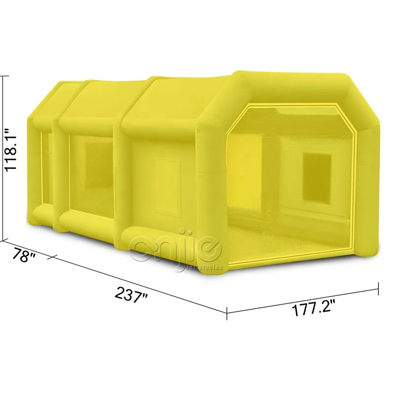 Portable best car furniture wheel vehicle airbrush powder paint spray booth for diy spray painting
