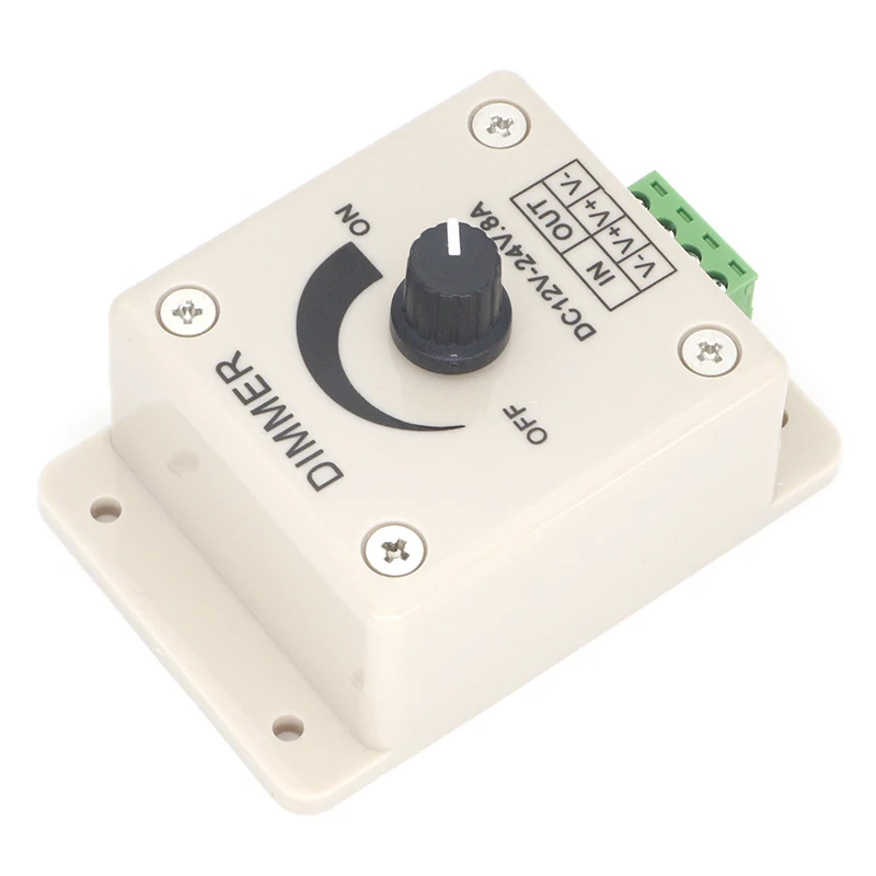 Voltage Regulator DC-DC Voltage Stabilizer 8A Power Supply Adjustable Speed Controller DC 12V LED Dimmer 12V