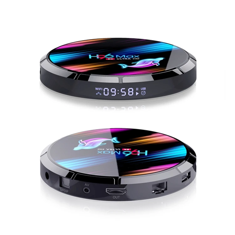 Новейшая ТВ-приставка H96 MAX X3 на Android 9 0 S905 8K с двойным Wi-Fi ОЗУ 4 ГБ 32 64 медиаплеер