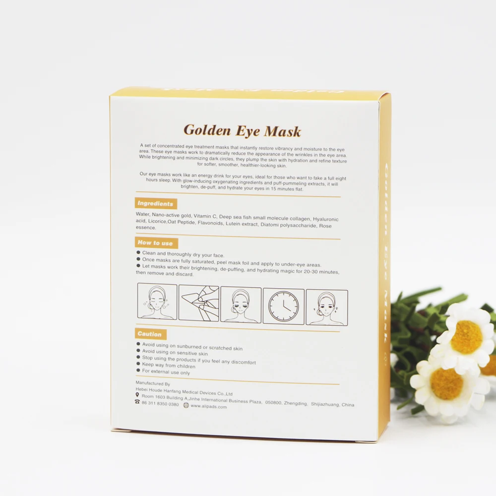 Crystal Collagen Gold Powder Eye Mask Grace And Stella Eye Mask Gold Eye Mask