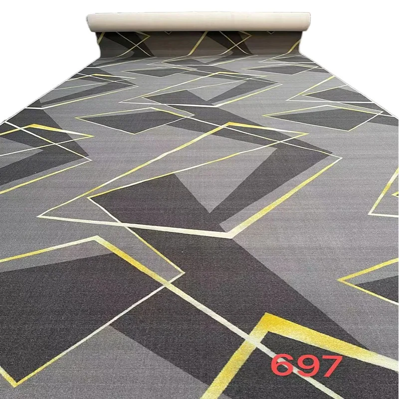 Pool Hall Special Printed Carpet Custom Printing Full Spread Of Fire Retardant Billiard Club Hotel Corridor Carpet Custom LOGO