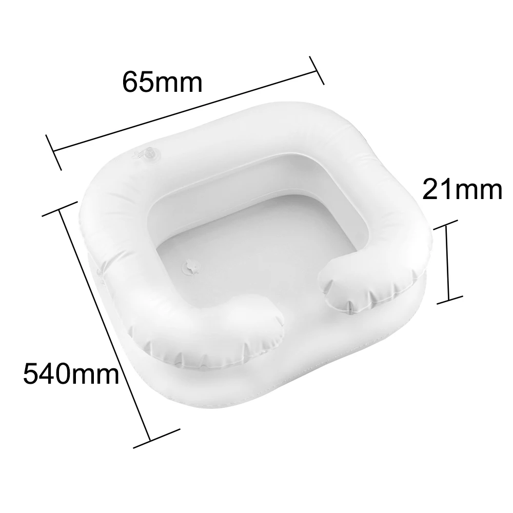 Bed Rest Nursing Aid Sink Portable With Drain Tube for The Disabled Inflatable Shampoo Basin Tub Shampoo Tray Hair Washing Basin