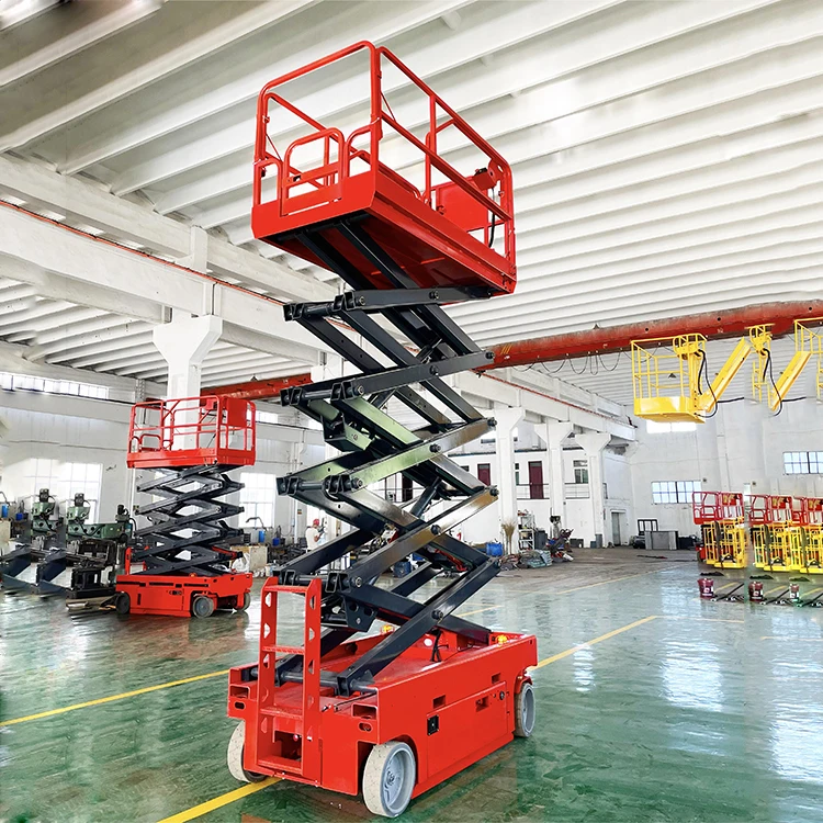 Mobile Scaffolding 4m-20m Platform Manual Lift Hydraulic Lifting Mobile Self Propelled Baker Scaffolding Construction Lifter