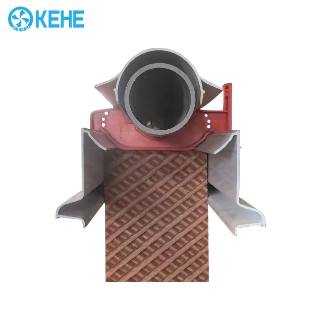 Source factory pvc frame 7090 honeycomb cooling pad for greenhouse and poultry farms air cooling system