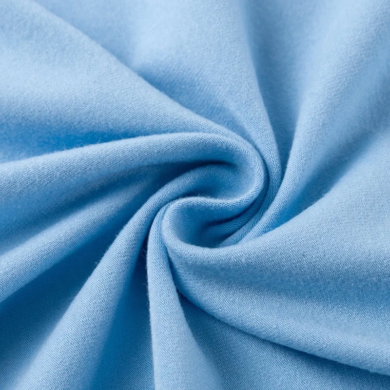 BH002-bamboo органический хлопок спандекс трикотажная ткань 190gsmcm для модного топа платье-футболка