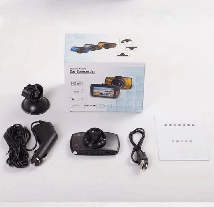  2 7 дюймовый ЖК-экран автомобильная видеокамера G30 Автомобильный DVR видеорегистратор с разрешением Full HD 1080P ночного видения в режиме циклической записи