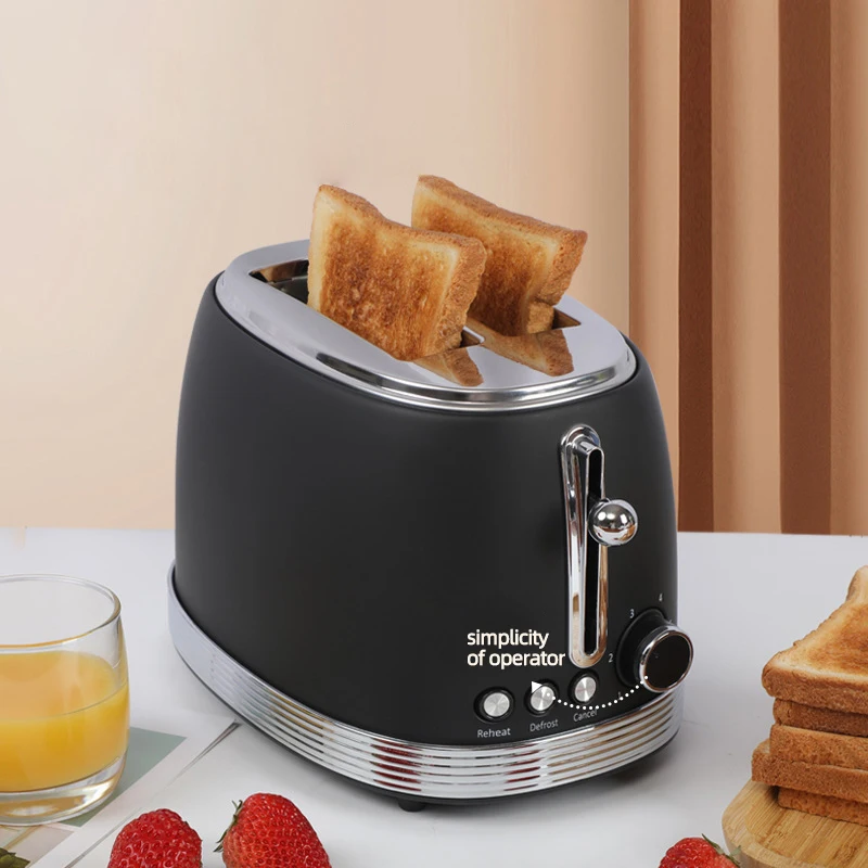 2 slice 4 slice stainless steel toaster Kitchen Appliances Electric Toaster 2 Slices Commercial Vintage Toaster