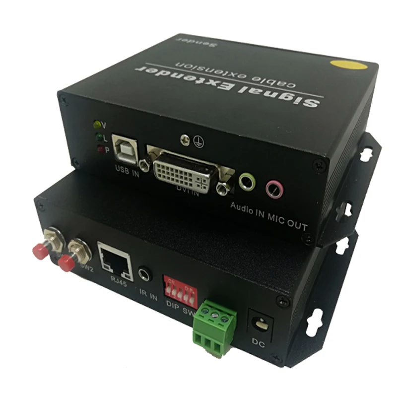 
 IPDE-125UAS RS232 ИК-управление передачей видеосигналов аудио DVI USB2.0 концентратор один на несколько 120 м 4K DVI KVM Extender Over IP  