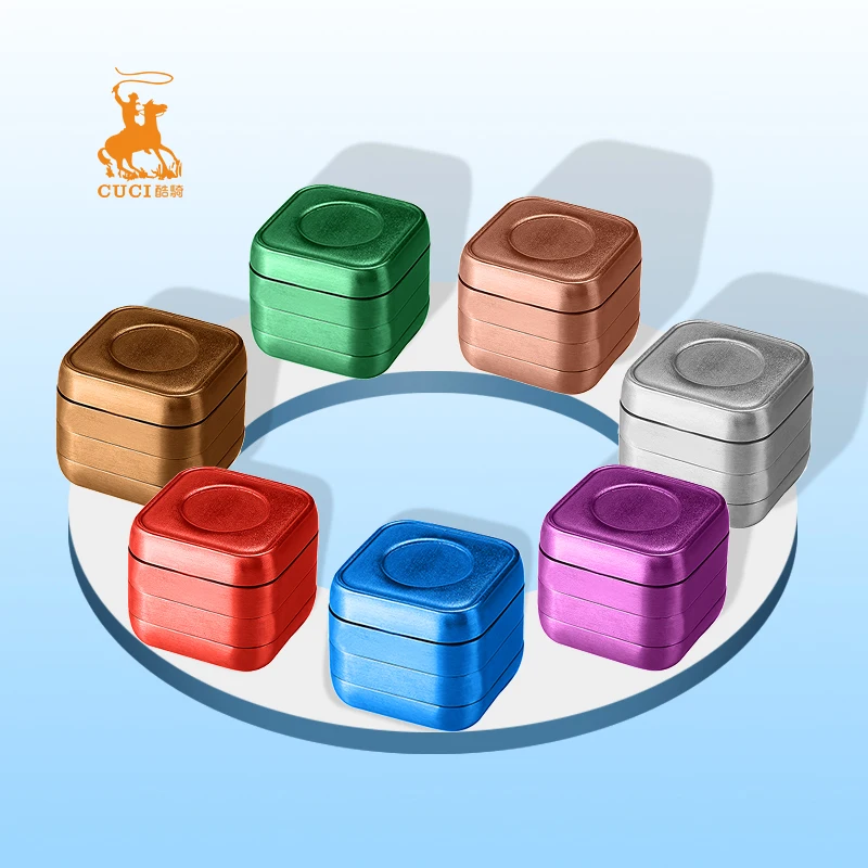 Smoking accessories herb manual crusher metal grinder brand zinc magnetic customized