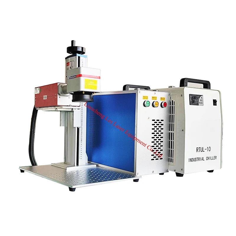 CCD camera flying uV fiber co2 laser marking machine UV 3w 5w 10w 15w 20w laser Marker 3D 30w 50w 60w 100w flying marking