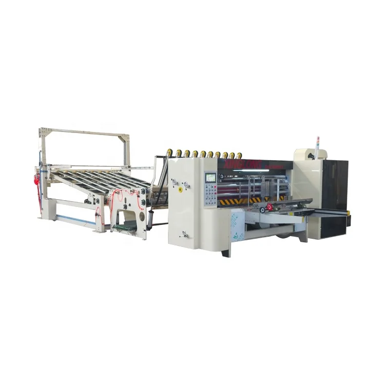 Globally served fully automatic corrugated box flexo printing machine