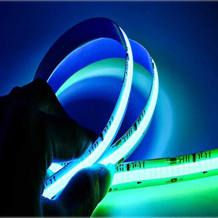 Chasing Google home Alexa APP music voice control individually addressable 720 LEDs 24VDC  RGB COB LED strips for Christmas