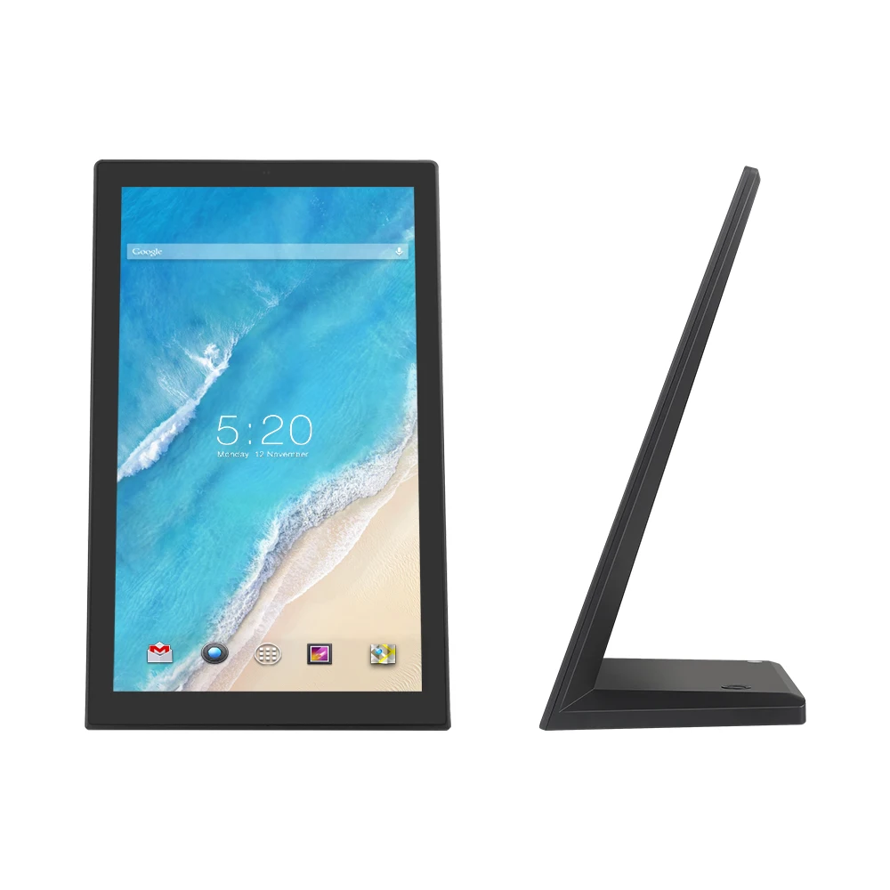 Multi точки сенсорный экран HD Настольный планшет android lcd digital signage с фронтальной камерой для рекламной информации дисплей