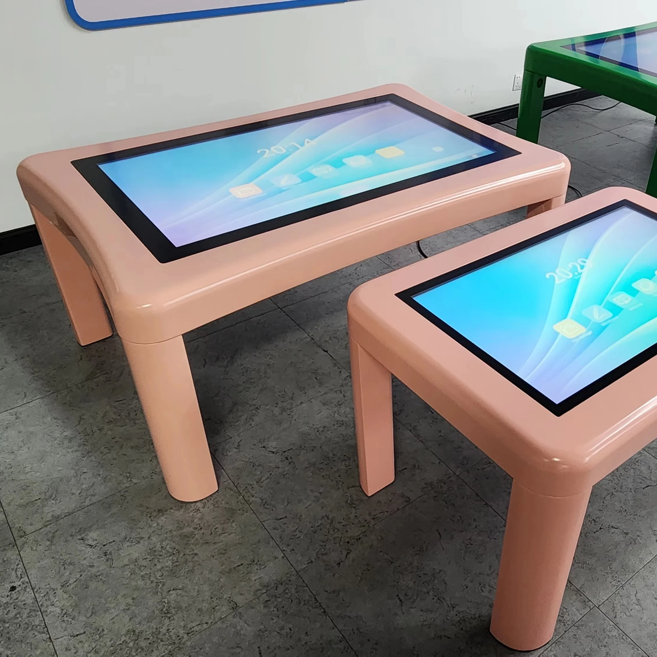 Classic 43 inch 20 point touch android 20 point touch legs detachable touch interactive table desk for kids study
