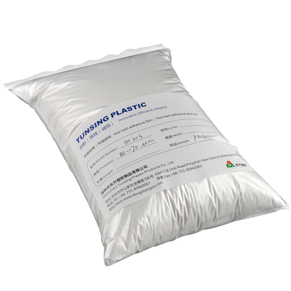 PES Polyester Hot Melt Adhesive Glue Powder For Laminating Fabric