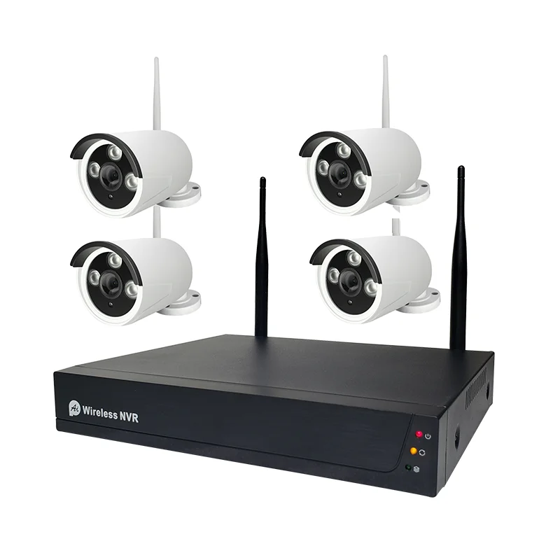 Wholesale 4Ch 2mp outdoor cctv camera system Tseye app wireless camera 1080p nvr kit wifi completed set