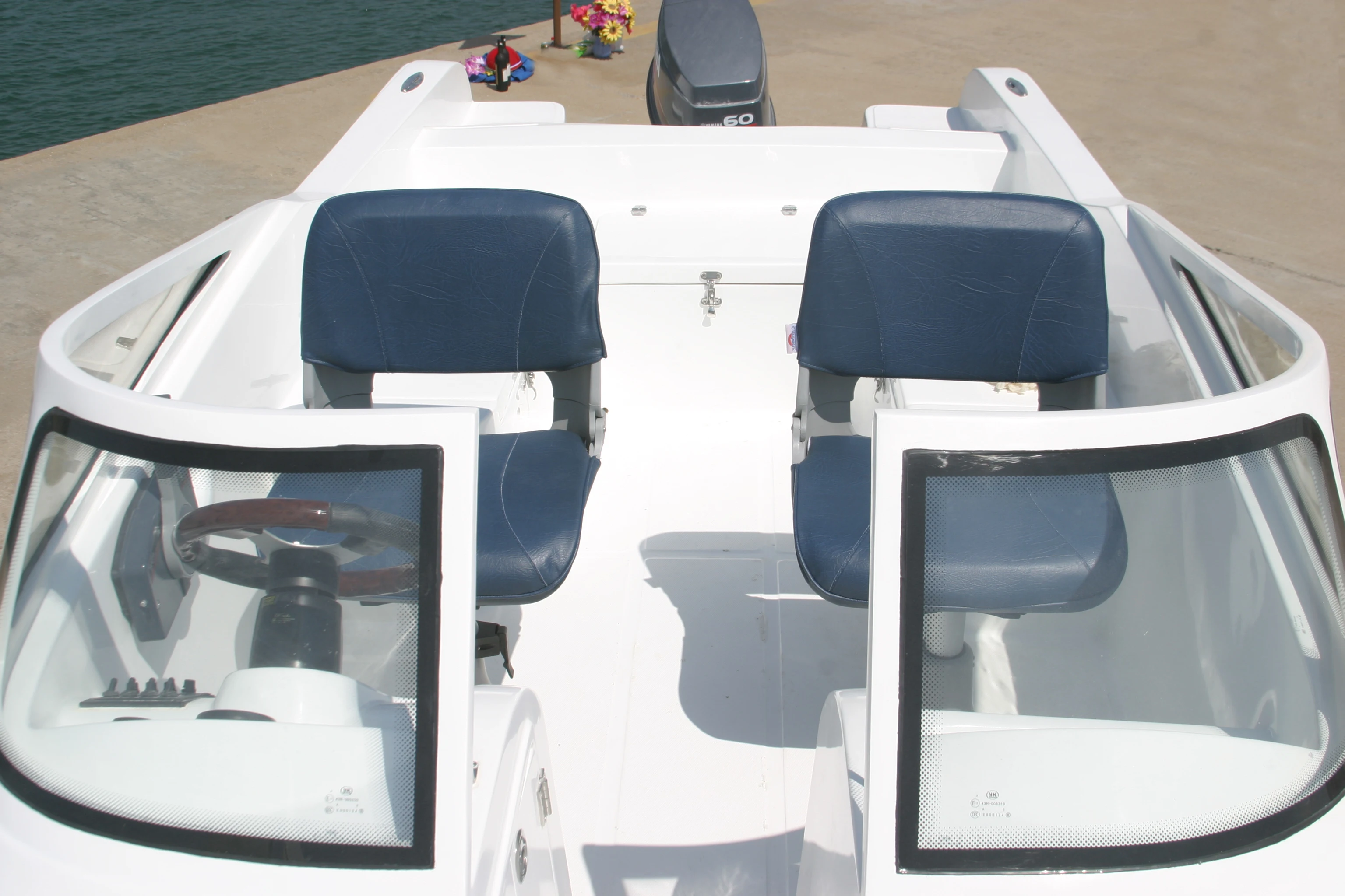 sea sports boat FRP yacht with cheap prices