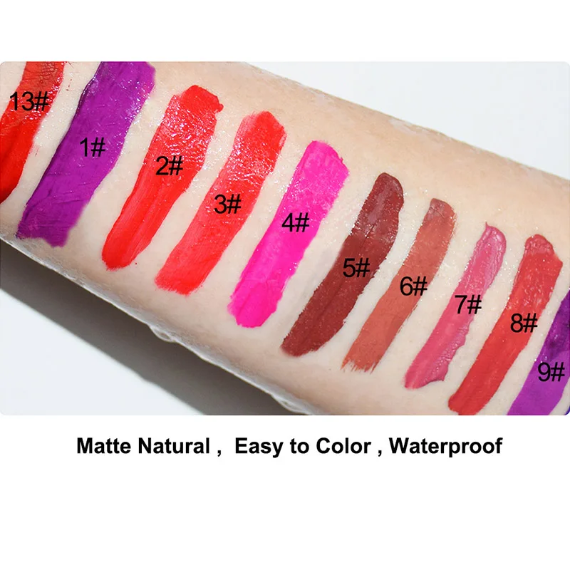 
Wholesale Custom Liquid Lipstick OEM/ODM China Factory Not Test on Animals Lipgloss Private Label Clear lipgloss with 10 colors 