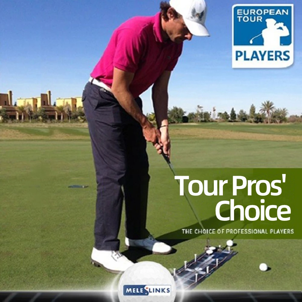 Golf Putting Aids Putter Trainer Dynamic Guide Pad Precision Putting Mat Indoor Studio A Set Of 3 Push Rod Pad