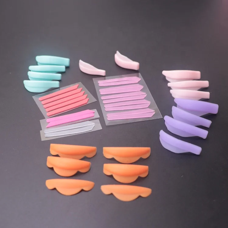 Professional Salon use Colorful Glueless Lash Lift Pad Mate Ribbon eyelash perming tool shields and rod