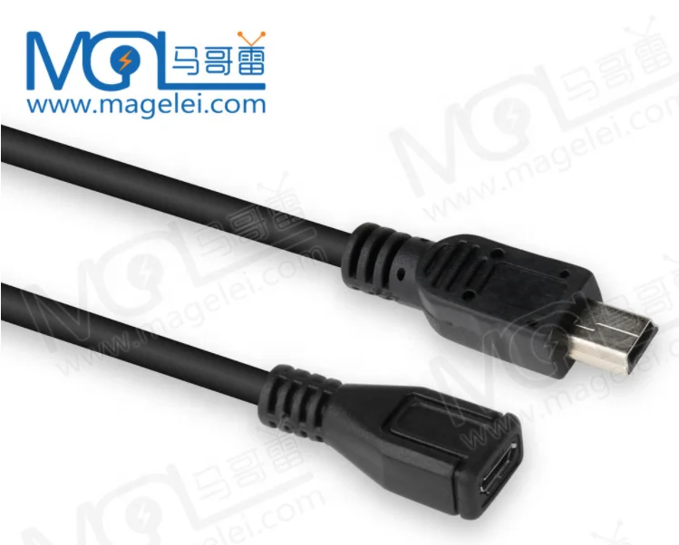 2021 высококачественный кабель передачи данных Usb 2 0 Mini Male к Micro Female V3/V8 BM/Micro BF