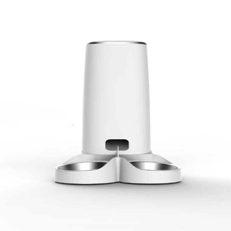 4L Automatic Pet Feeder for Two Pets Food Dispenser Distribution Alarm Programmable Timer Feeder Customizable Voice Recorder