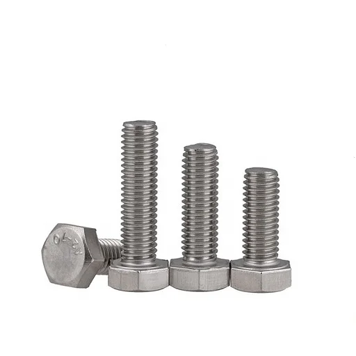 AISI 304 DIN931 M8X200 hex head screw