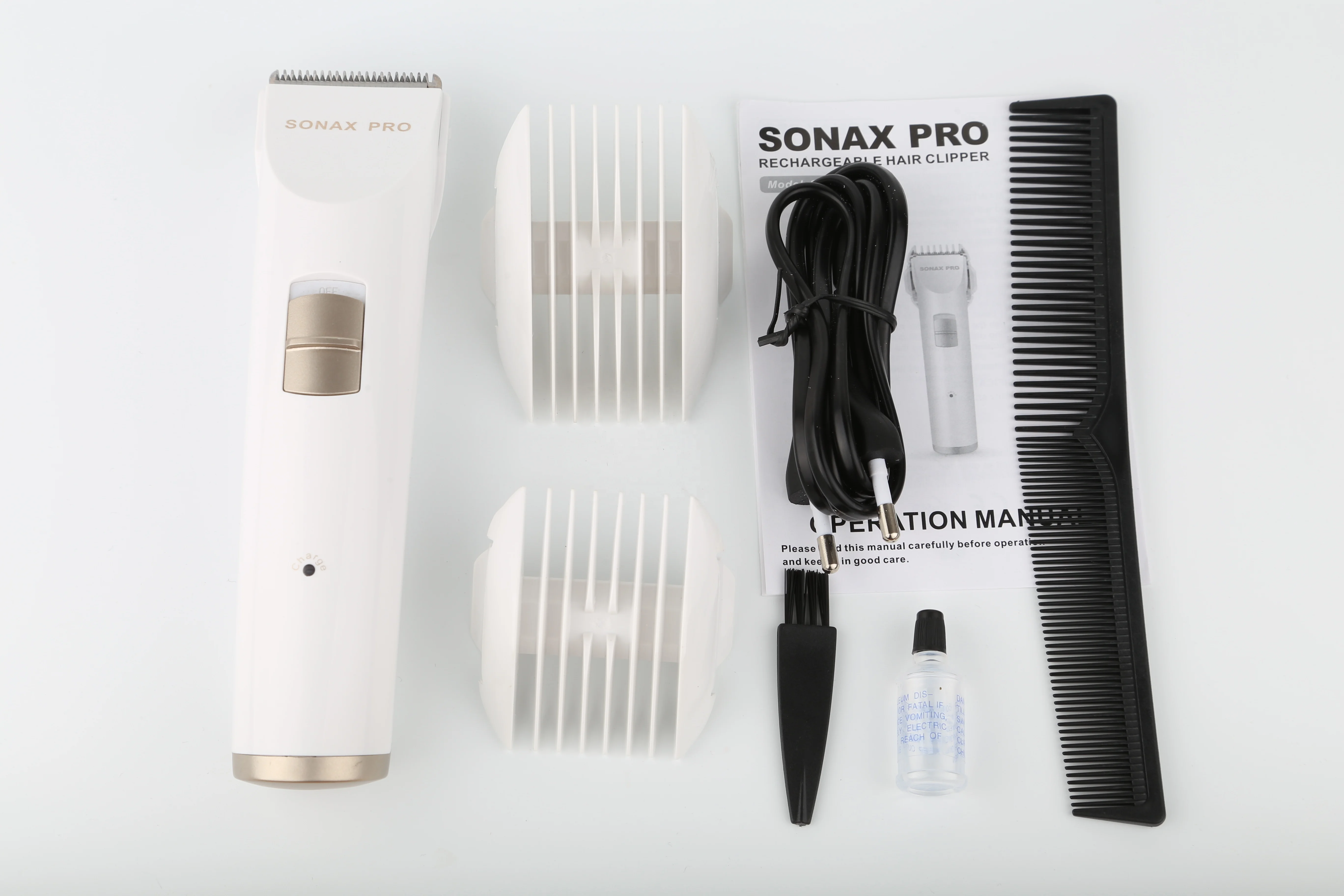 Wholesale Price SONAX PRO Cordless Barber Shop Rechargeable Electric Hair Trimmer for Men