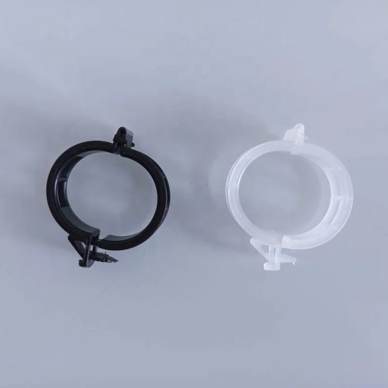 Customized size White color round plastic tomato clips tomato hooks Plant Lock Clips For Fixed Tomato Vine
