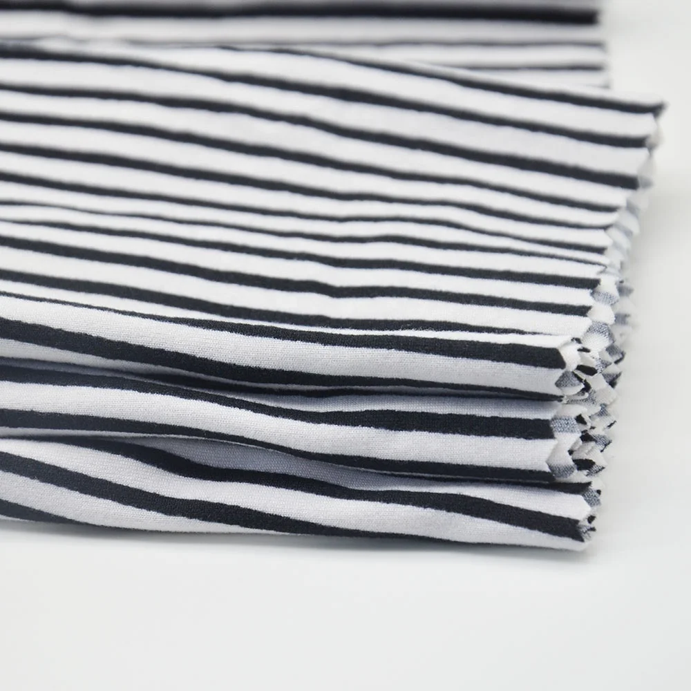 Shaoxing Chunnuo Textile DTY Polyester Spandex Stripe Print Fabric
