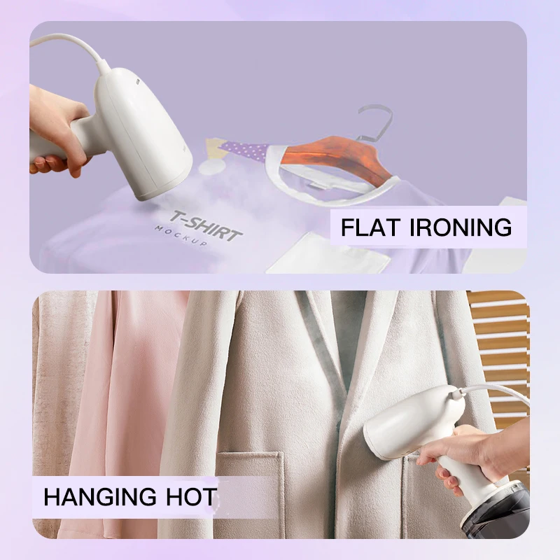 Garment Steamer For Clothes Handheld Clothes Steamer Travel Steamer With Capacity Fabric Wrinkles Remover