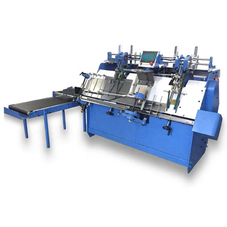 automatic book page gluing machine endpaper tipping machinery