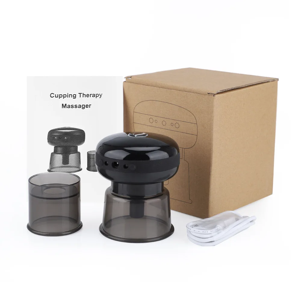 Achedaway Smart Massage Glass Therapy Cupping  Cups Sets / Chinese Vacuum Cupping Machine / Electric Cupping Kit Device