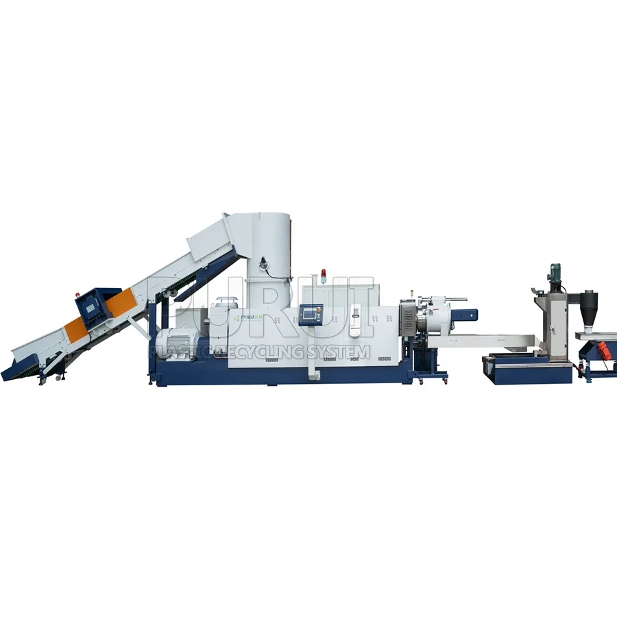 ldpe and lldpe stretch film recycling machine plastic pelletizing machine