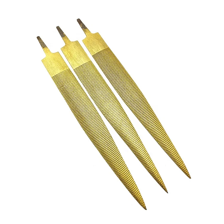 New products Abrasive Tools Gold Cusp Rasps High Quality Golden half-round wood files