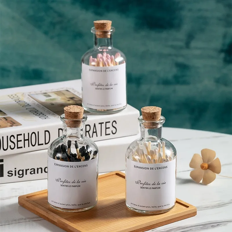 RSP Advanced Simplicity aromatherapy candle matches wholesale price manufacturers in glass bottles Bottled matches