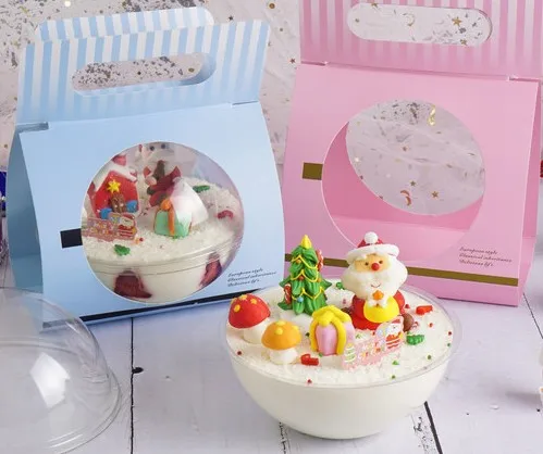 
Ball shape poke bowl clear disposable food grade container pet card cutting sleeve 