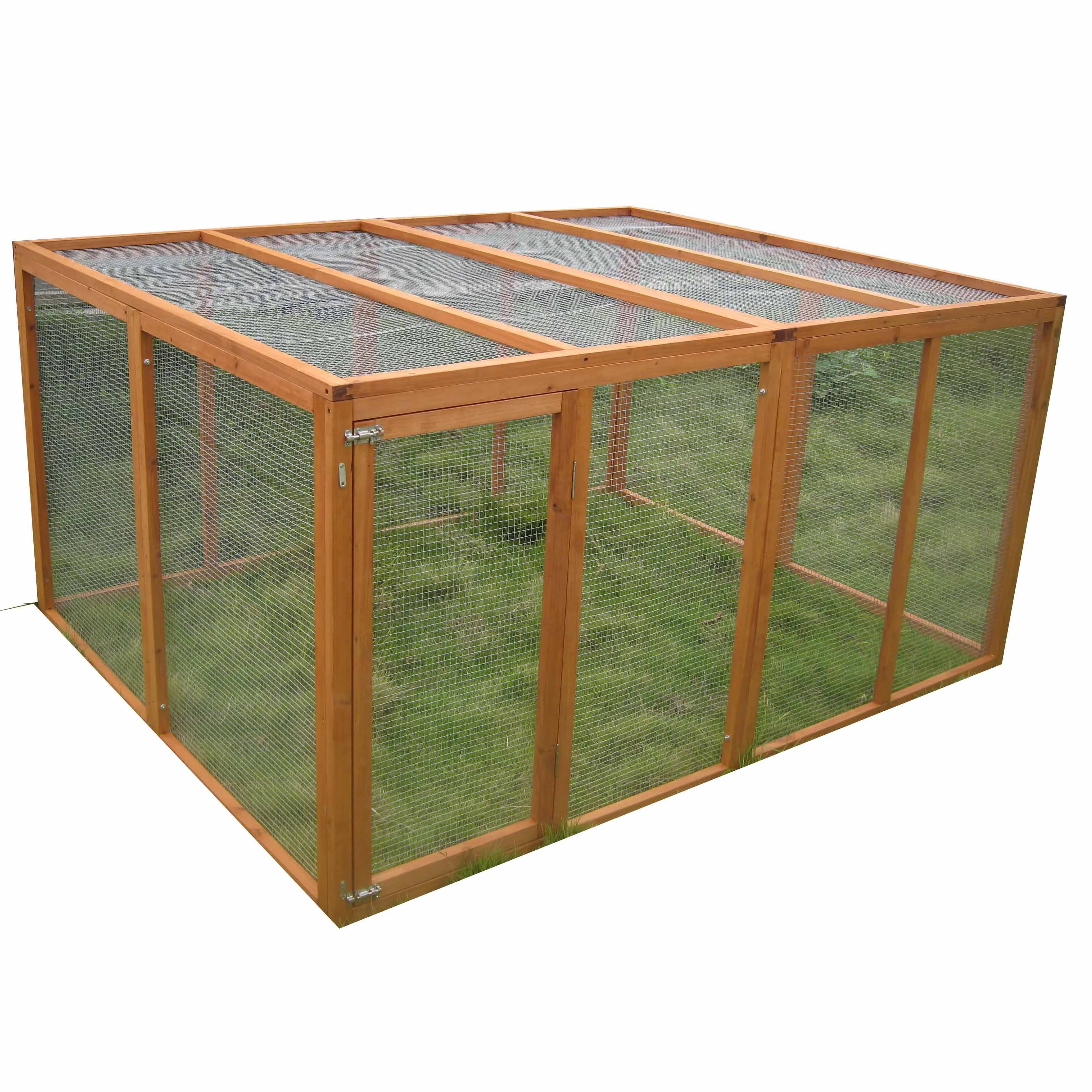 High quality 2 Nest Boxes and Run Felt Chickens Play Set Poultry Farm house coop chicken layer cage for sale 10 Small Birds