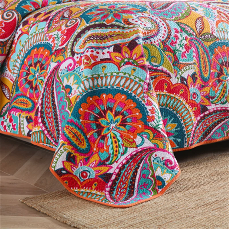 Роскошное стеганое покрывало с тиснением в стиле пэчворк постельное белье одеяло мягкий зимний матрас