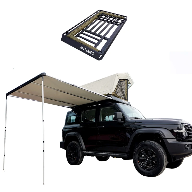 High quality SUV rack for sale roof tent car roof  hot sale refitted vehicle tent fanction aluminium alloy luggage rack