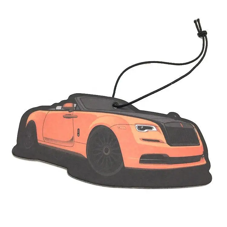 Hanging Car  Paper Air Freshener Customize Logo Scent Fragrance Wholesale  Perfume  Air Fresheners