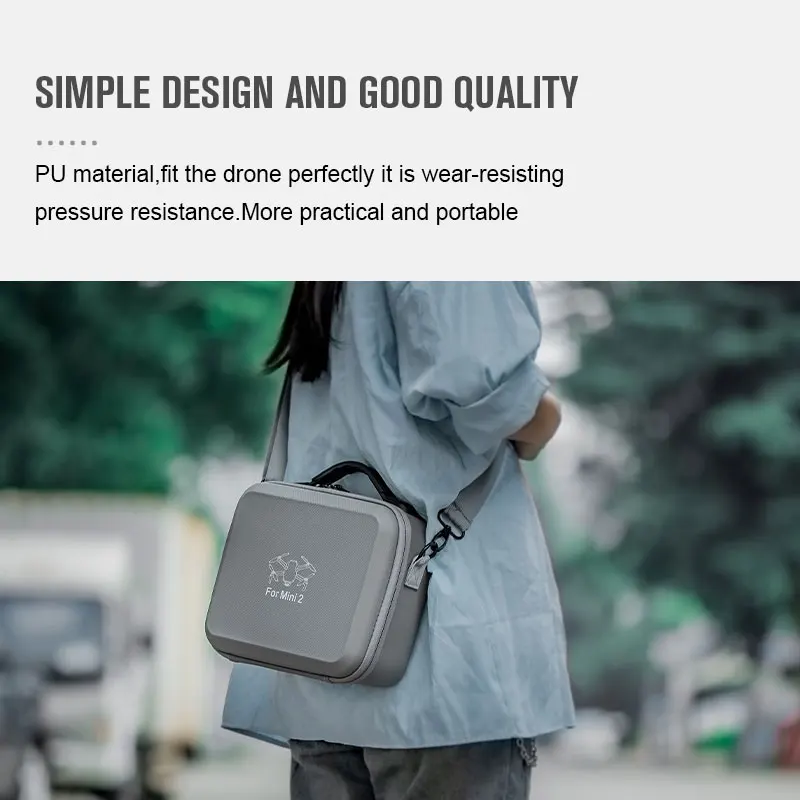 STARTRC Portable Carrying Case for DJI Mini 2 Drone RC-N1 Remote Controller and Extra Batteries Storage Bag drone Accessories
