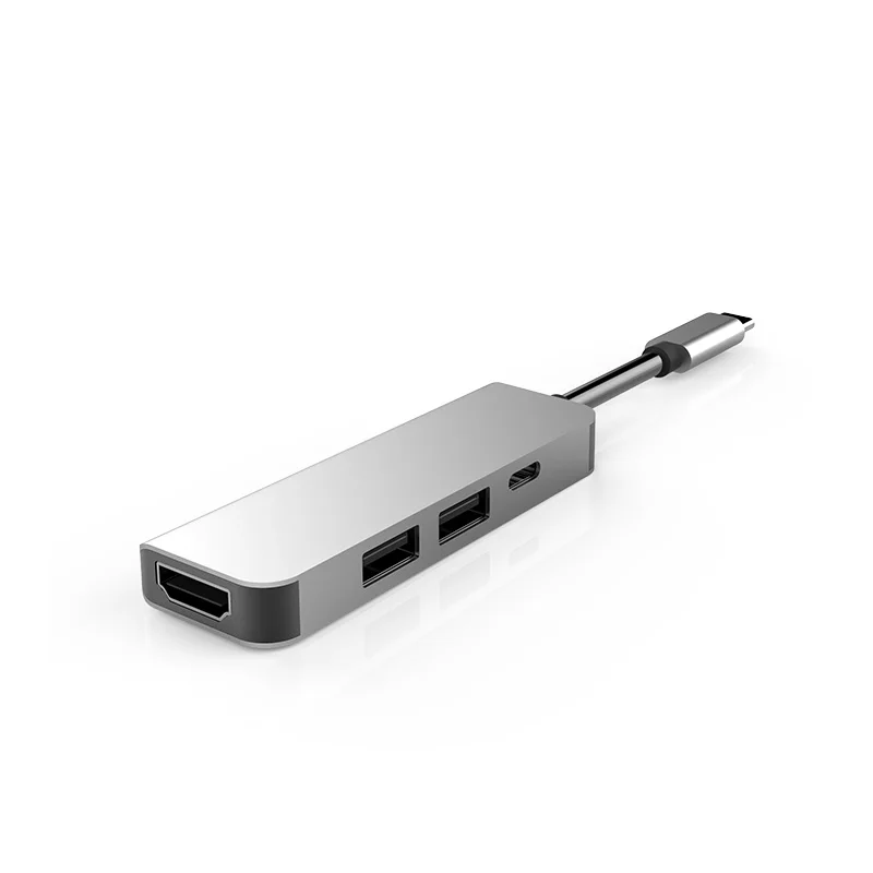 usb c hubs 4 port usb 3.0 hub 60W Pd 4K HDMI 4 in 1 Type Cfor MacBook  Laptops