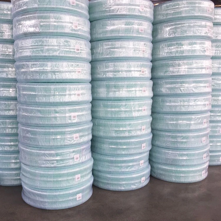 2 Inch Diameter Helix Spiral PVC Suction Discharge Hose Plastic Reinforcement Pipe / Customized Large Diameters