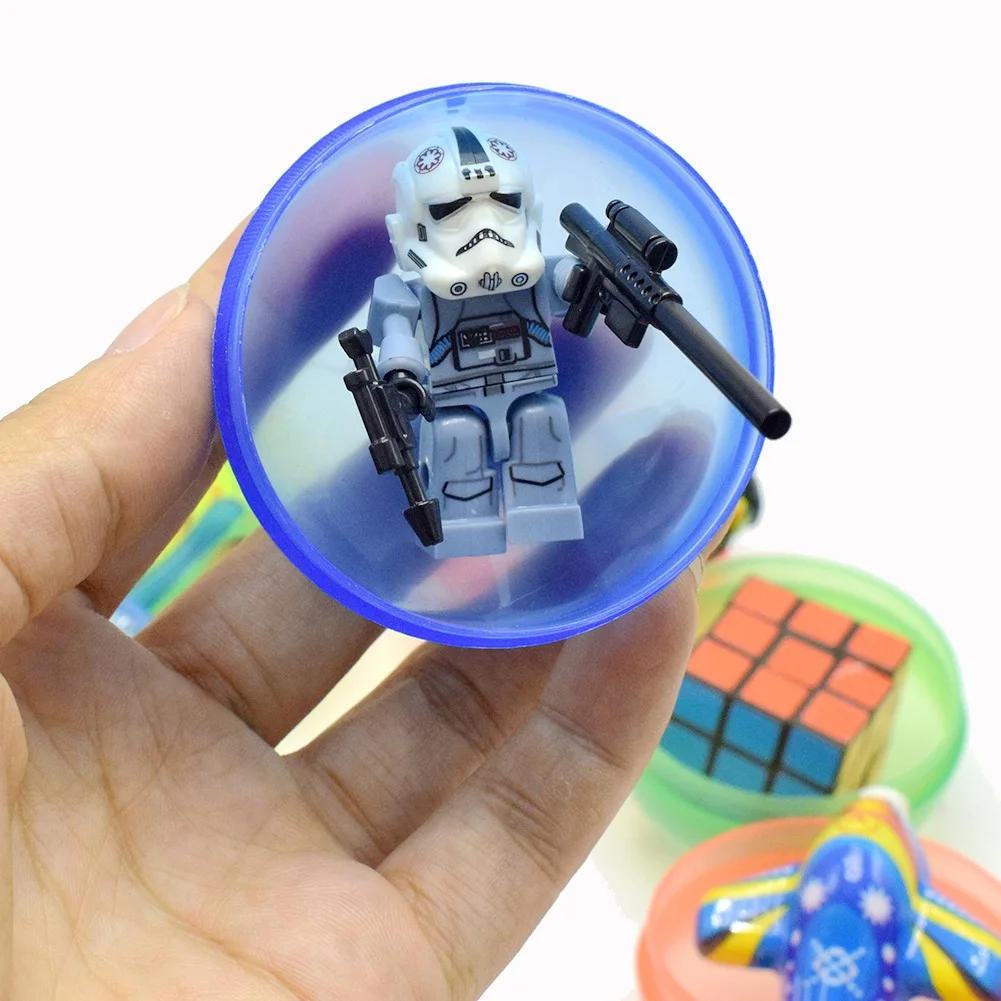 Mixed Different Toys Eco-friendly Cheap Small Plastic 58mm Capsule Toys Surprise Egg Capsule Egg box Toy For Vending Machine
