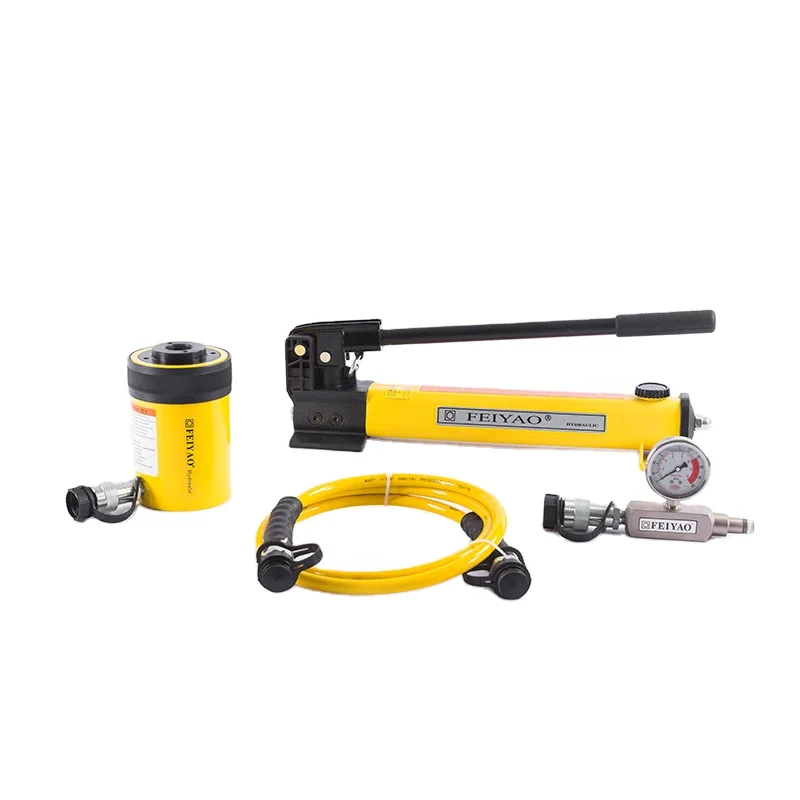 FY-RCH-202 hollow plunger hydraulic jack single acting hollow plunger ram