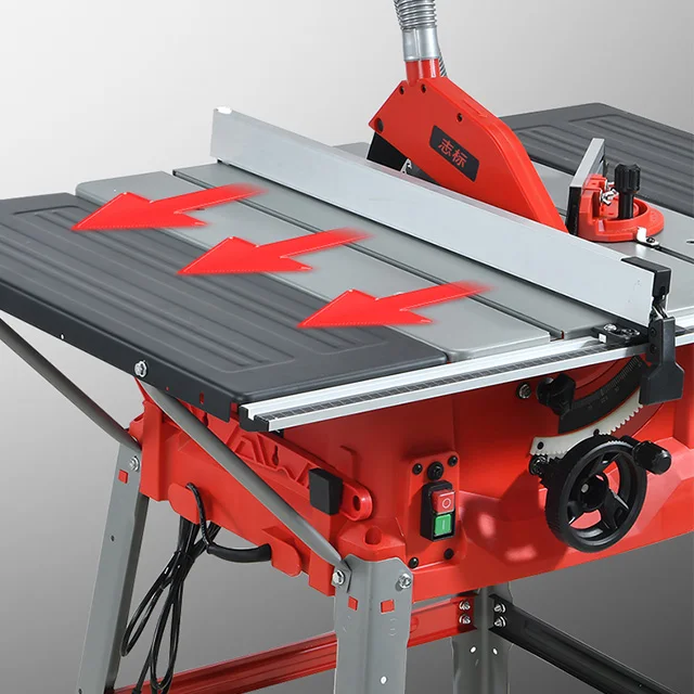 Factory supply  Woodworking Horizontal table saw with 100% copper wire for Furniture Factory Cutting and home use